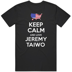 Keep Calm And Love Jeremy Taiwo Usa Decathlon Olympics Classic Cotton T Shirt