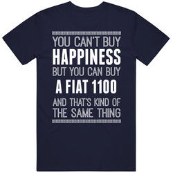 Buy A Fiat 1100 Happiness Car Lover Classic Cotton T Shirt