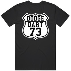 Highway Route 1973 Dart Classic Car Classic Cotton T Shirt