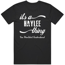Its A Haylee You Wouldnt Understand Kids Faded Name Fun Classic Cotton T Shirt