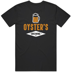 Oyster's Brewing Company Cool Personalized Party Classic Cotton T Shirt