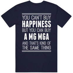 Buy A Mg Mga Happiness Car Lover Classic Cotton T Shirt
