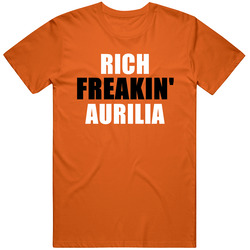 Rich Aurilia Freakin Baseball San Francisco Sports California Classic Cotton T Shirt