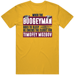 Timofey Mozgov Boogeyman Checks Closet For Cleveland Basketball Classic Cotton T Shirt