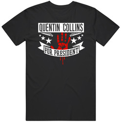 Quentin Collins For President Horror Film Night Of Dark Shadows Movie Classic Cotton T Shirt