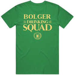 Bolger Irish Drinking Squad Beer Custom Name St Patricks Day Classic Cotton T Shirt