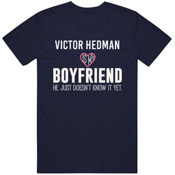 Victor Hedman Is My Boyfriend Just Doesnt Know Tampa Bay Hockey Player Classic Cotton T Shirt