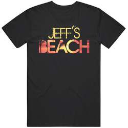 Beach Personalized Name Cool Party Classic Cotton T Shirt