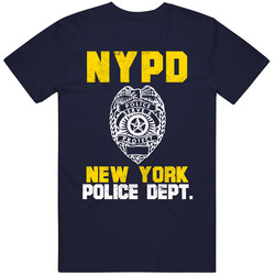 New York Police Department Nypd Officer Inspired Custom City Unisex Classic Cotton T Shirt