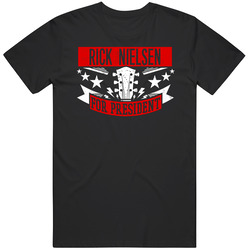 Rick Nielsen For President Guitarist Music Player Election Parody Fan Classic Cotton T Shirt