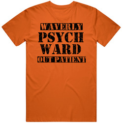 Waverly Virginia Psych Ward Funny Halloween City Costume Classic Cotton T Shirt