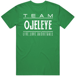 Semi Ojeleye Live Love Boston Basketball Team Fan Sports Classic Cotton T Shirt