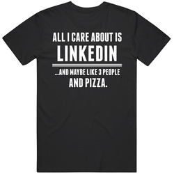 All I Care About Is Linkedin Techie Classic Cotton T Shirt
