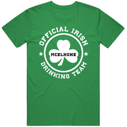 Mcelhone Drinking Team Clover Ireland Irish St Patricks Day Ireland Classic Cotton T Shirt