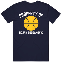 Bojan Bogdanovic Property Of Indiana Basketball Sports Athlete Classic Cotton T Shirt