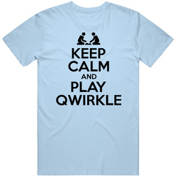Qwirkle Board Game Keep Calm Classic Cotton T Shirt