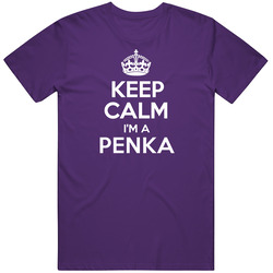 Keep Calm Im A Penka Last Name Pride Classic Cotton T Shirt