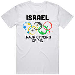 Israel Track Cycling Keirin Rio 2016 Summer Olympics Classic Cotton T Shirt