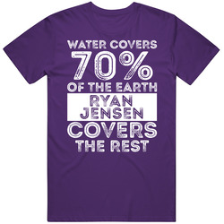 Water Covers Earth Ryan Jensen Baltimore Sports Football Classic Cotton T Shirt
