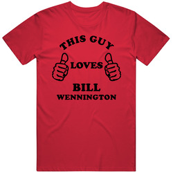 This Guy Loves Bill Wennington  Chicago Basketball Classic Cotton T Shirt