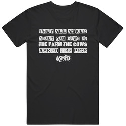 They All Asked Little Feat Down On The Farm Classic Cotton T Shirt