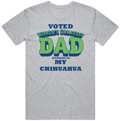 World's Greatest Chihuahua Dad Dog Classic Cotton T Shirt