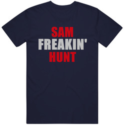Sam Hunt Freakin Football Sports New England Classic Cotton T Shirt