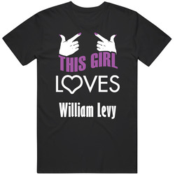 William Levy  This Girl Loves Heart Hot Classic Cotton T Shirt