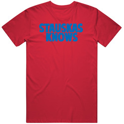 Nik Stauskas Knows Philadelphia Basketball Player Funny Sports Fan Classic Cotton T Shirt