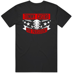 Tommy Castro For President Guitarist Music Player Election Parody Fan Classic Cotton T Shirt
