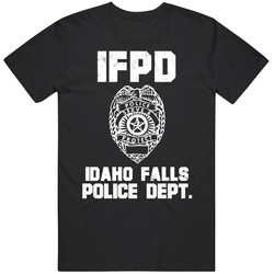 Idaho Falls Idaho Police Department Dept Ifpd Officer Custom Usa City Classic Cotton T Shirt