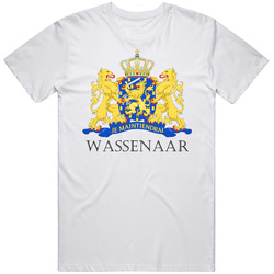 Wassenaar Dutch Last Name Surname Holland Netherlands Coat Of Arms Classic Cotton T Shirt