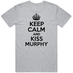 Keep Calm And Kiss Murphy Classic Cotton T Shirt