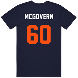 Jersey Back Connor Mcgovern Denver Football Team Fan For Navy Classic Cotton T Shirt