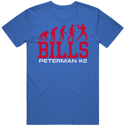 Evolution Nathan Peterman Buffalo Football Team Fan Classic Cotton T Shirt