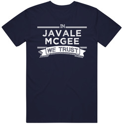In Javale Mcgee We Trust Dallas Basketball Players Cool Sports Fan Classic Cotton T Shirt