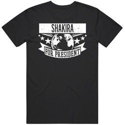 Shakira For President Hollywood Walk Of Fame Classic Cotton T Shirt