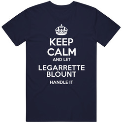 Keep Calm And Let Legarrette Blount Handle It New England Football Player Sports Fan Classic Cotton T Shirt