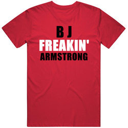 B J Armstrong Chicago Basketball Freakin Sports Classic Cotton T Shirt