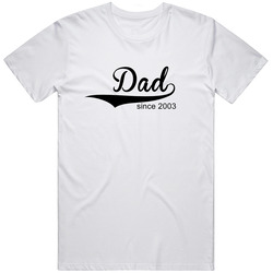 Dad Since 2003 Classic Cotton T Shirt