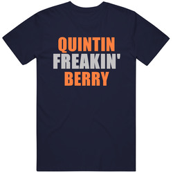 Quintin Berry Freakin Detroit Michigan Baseball Sports Classic Cotton T Shirt
