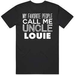 Favorite Uncle Louie Trendy Cool Name Classic Cotton T Shirt