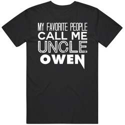 Favorite Uncle Owen Trendy Cool Name Mens Soft Cotton Tee T Shirt