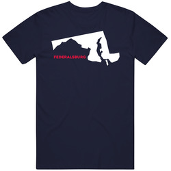 Federalsburg Maryland Custom City Patriotic Usa Mens Soft Cotton Tee T Shirt
