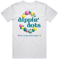 Dippin Dots Ice Cream Of The Future Logo Mens Soft Cotton Tee T Shirt