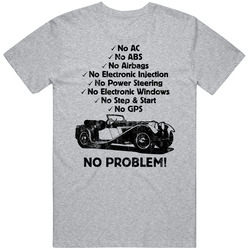 1936 Ss Cars Ss100 No Problem Vintage Car Mens Soft Cotton Tee T Shirt