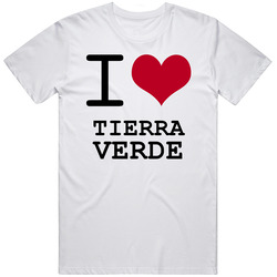 Tierra Verde I Love Heart Texas Mens Soft Cotton Tee T Shirt