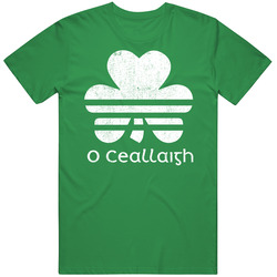 O Ceallaigh Clover Luck Charm Irish Name St Patricks Day Mens Soft Cotton Tee T Shirt