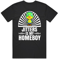 Jitters Is My Homeboy Animal Crossing New Horizons Character Video Game Fan Mens Soft Cotton Tee T Shirt