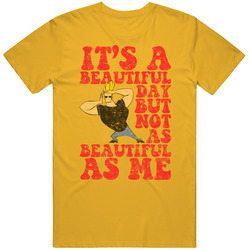 Johnny Bravo Its A Beautiful Day Mens Soft Cotton Tee T Shirt